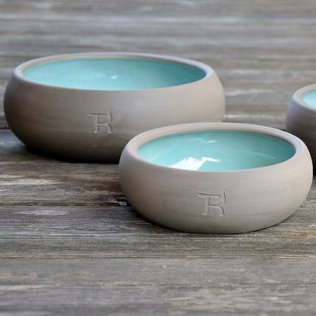 treusinn hundenapf schiefer aqua