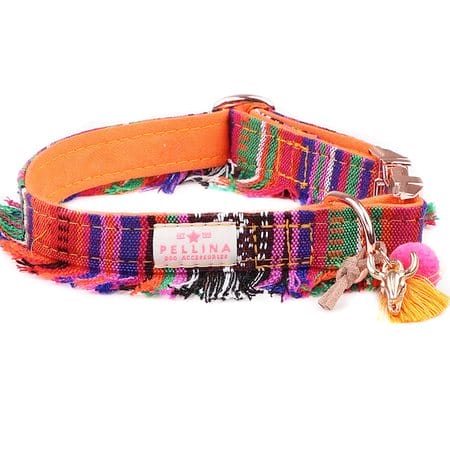 halsband boho orange