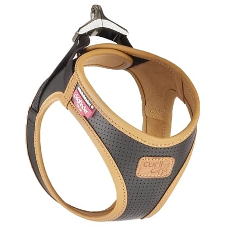 curli apple leather harness black