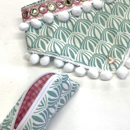 boho bandana mint beduin