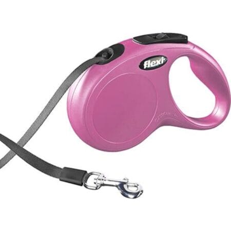 flexi design gurt leine pink